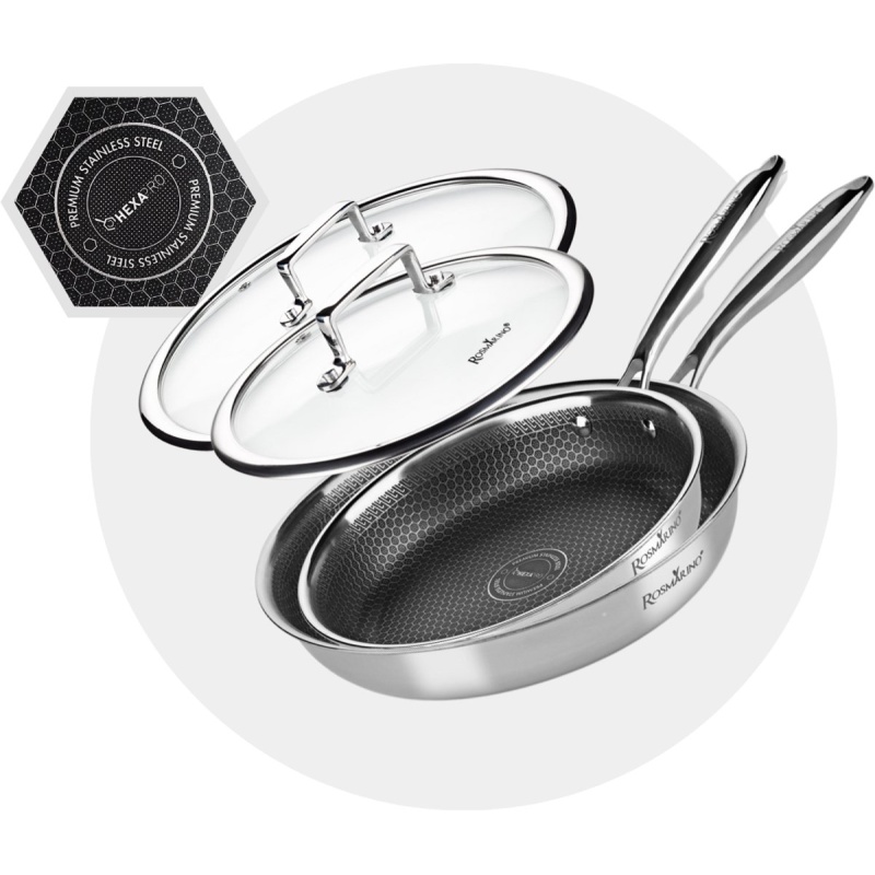 rosmarino hexapro pannikomplekt 20cm  24cm klaaskaantega