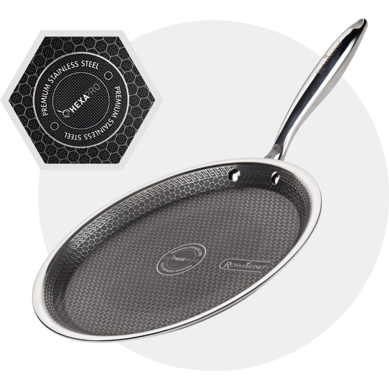 Rosmarino HexaPRO 28 cm pannkoogipann – hübriidtehnoloogiaga pann