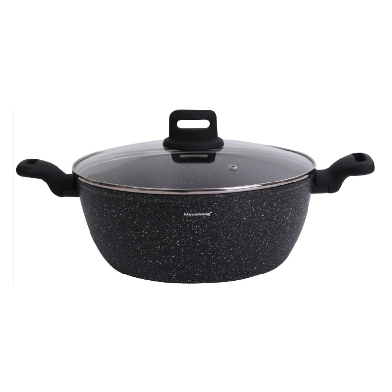 alumiinium pott marmorkattega  5,7 L