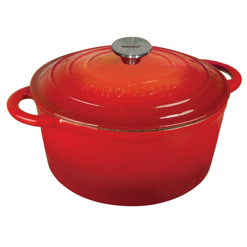 KINGHoff malmist haudepott 24 cm 4 L KH-1529 – punane