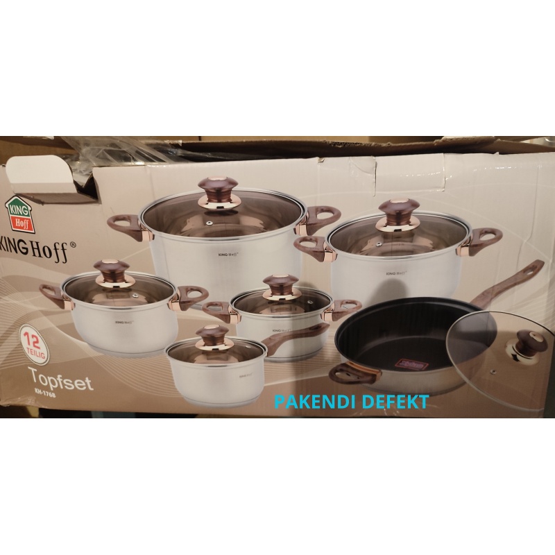 KingHoff 12-osaline potikomplekt KH-1768