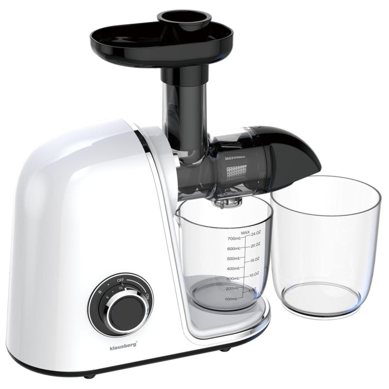 Aeglane mahlapress Klausberg valge 